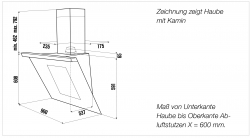 Kppersbusch Kamin-Dunstabzugshaube KD 9570.2 J